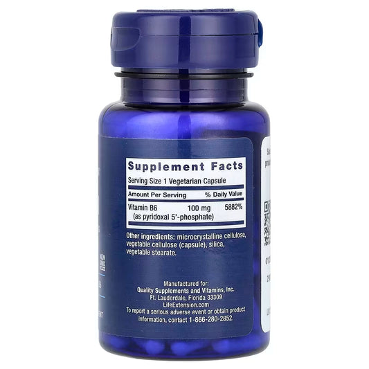 LowCostPH | Life Extension, Pyridoxal 5'-Phosphate Caps ( Supports Cardiovascular Health & Nerve Function )