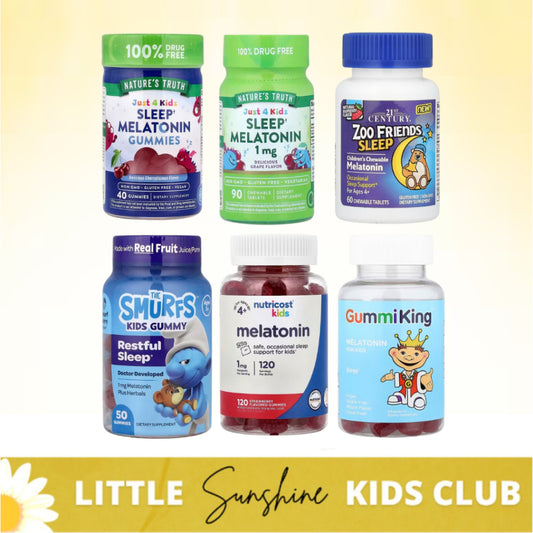 LittleSunshine | 21st Century, The Smurfs, Nature's Truth, GummiKing, Zoo Friends Sleep, Melatonin,
