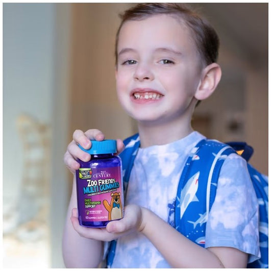LittleSunshine | 21st Century, Zoo Friends, Multi Gummies, Fruit, 60 Gummies Multivitamin Support