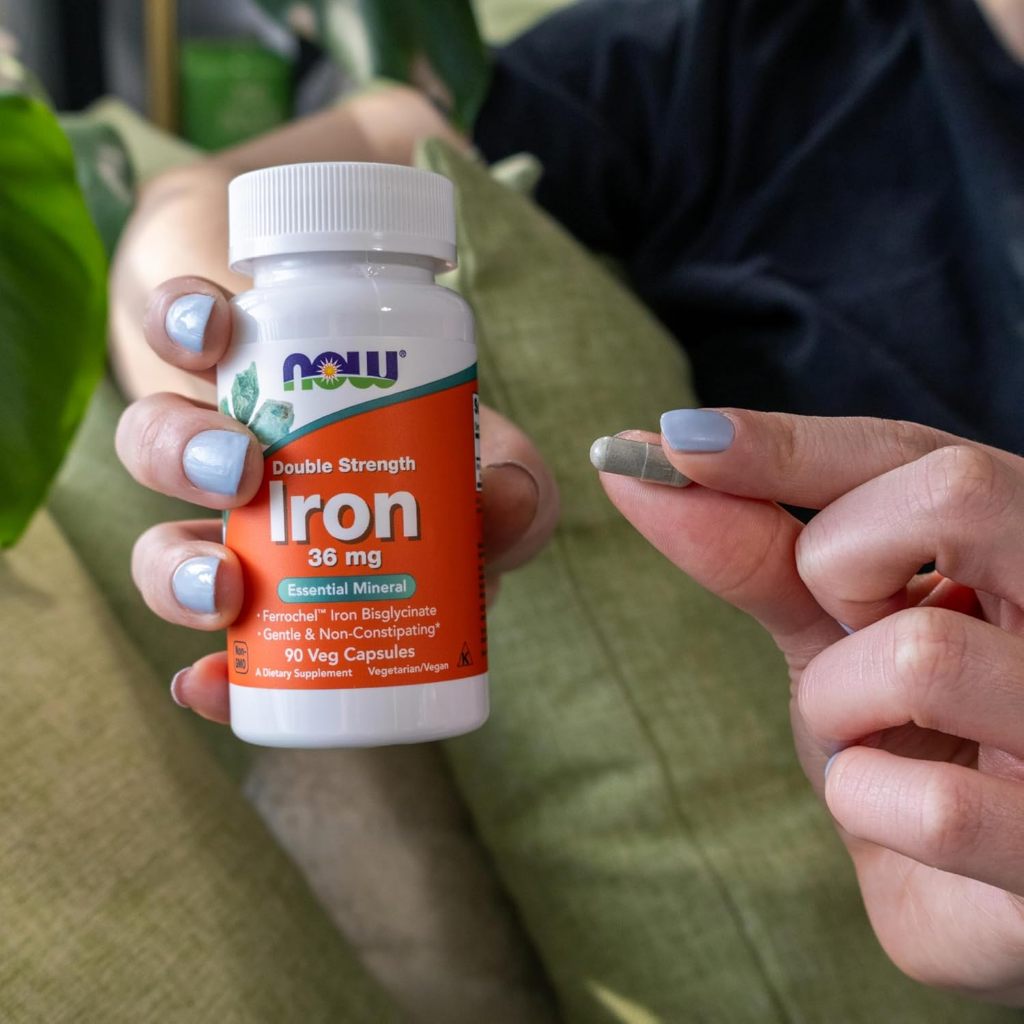 LittleSunshine | NOW Foods, Iron, 36 mg, 90 Veg Capsules Ferrochel™ Iron Bisglycinate