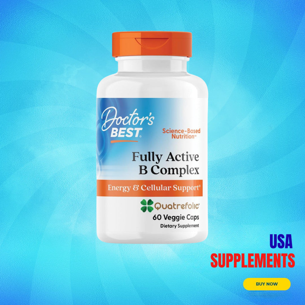 USA Supplements | Doctor's Best, Fully Active B Complex ( Supports Energy Metabolism )