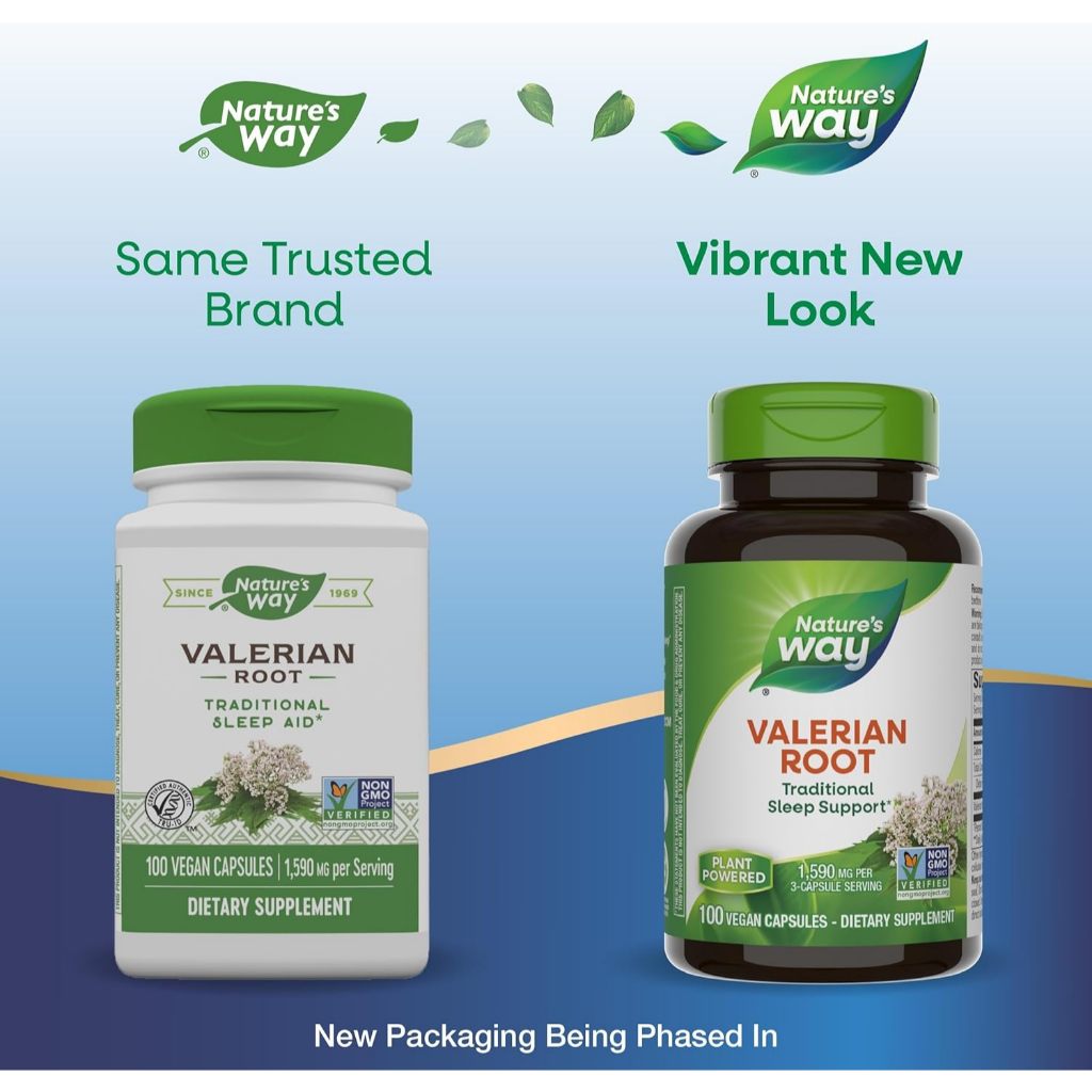 Nature's Way, Valerian Root ( Supports Restful Sleep & Soothes Headaches & Tension )