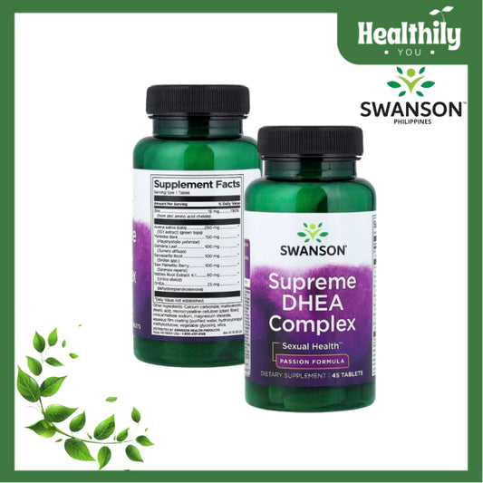 HealthilyYou | Swanson, Supreme DHEA Complex, 45 Tablets Hormonal Support