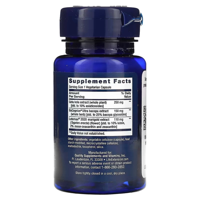 Life Extension, Quick Brain Nootropic ( Enhances Mental Alertness and Processing Speed )