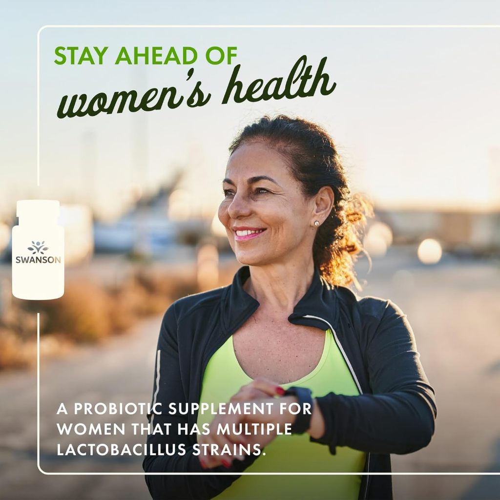 HealthilyYou | Swanson, FemFlora, Probiotic For Women, 9.8 billion CFU, 60 Vegan Capsules Digestive