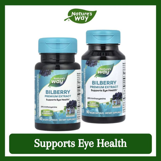 Nature's Way, Bilberry Premium Extract ( May Help Reduce Eye Fatigue, Support Night Vision )