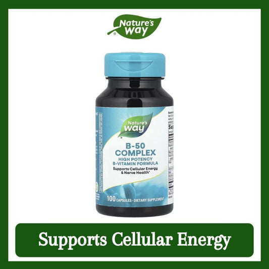 Nature's Way, B-50 Complex ( Supports Cellular Energy & Promotes Nerve Health )