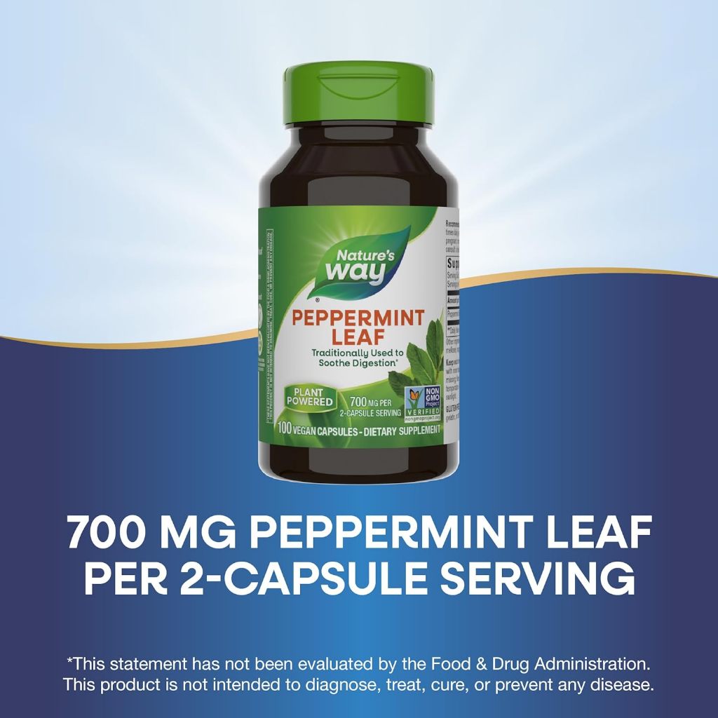 Nature's Way, Peppermint Leaf ( Traditionally Used To Soothe Digestion )