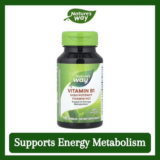 Nature's Way, Vitamin B1 ( Supports Energy Metabolism & Suitable for Various Diets )