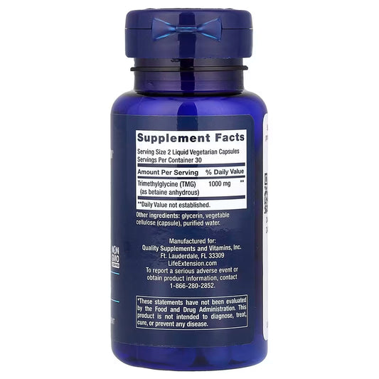 Life Extension, TMG ( Supports Healthy Homocysteine Levels & Enhances Liver Function )