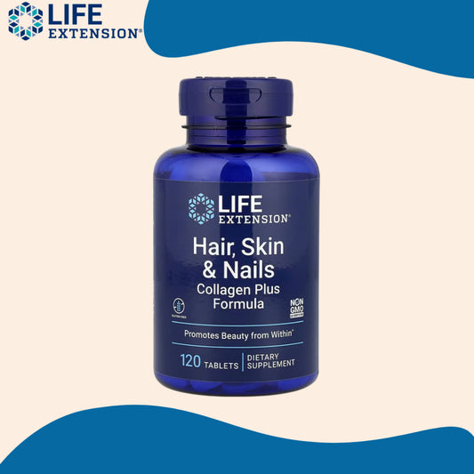 Life Extension, Hair, Skin & Nails, Collagen Plus Formula ( Encourages Healthy Hair, Skin & Nails )