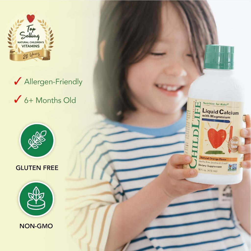 LittleSunshine | ChildLife Essentials, Essentials, Liquid Calcium w/ Magnesium Healthy Bone & Immune