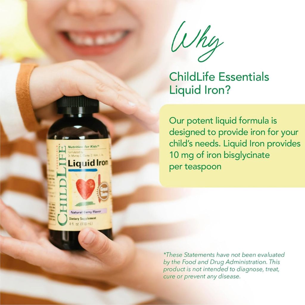 LittleSunshine | ChildLife Essentials, Liquid Iron, Berry, Zinc Plus™, Natural Mango Strawberry