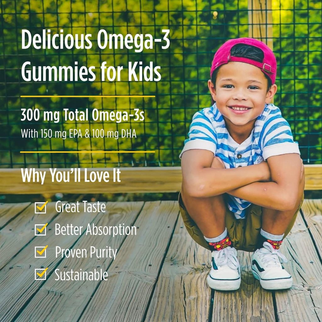 NaturalSolutions | Nordic Naturals, Daily Omega Kids, Omega-3 Fishies, Zero Sugar, Brain Development