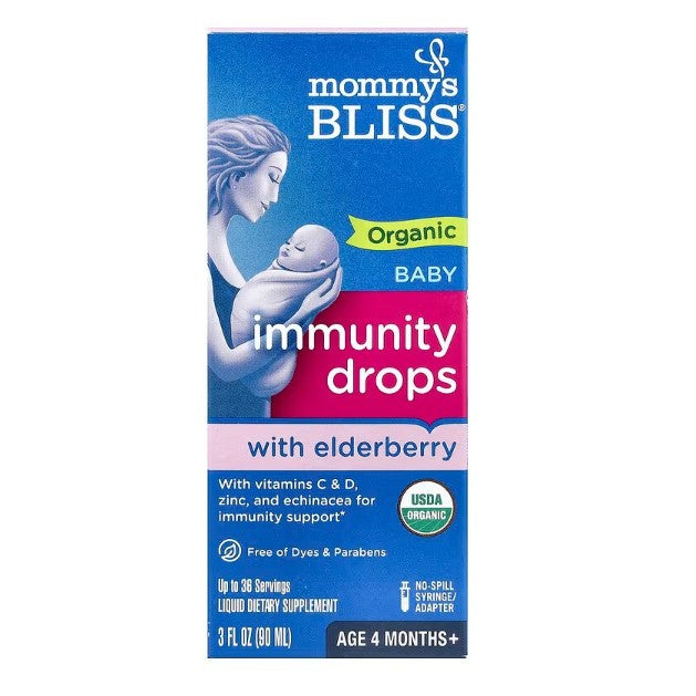 LittleSunshine | Mommy's Bliss, Kids & Baby Immunity With Elderberry Vitamins C & D Zinc & Echinacea