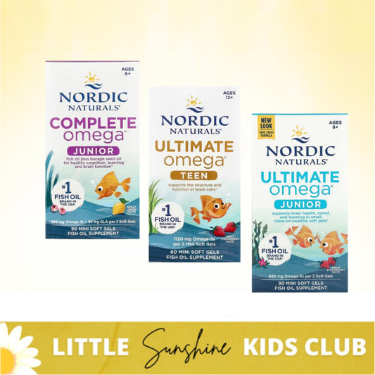 LittleSunshine | Nordic Naturals, Complete, Ultimate, Omega Junior, Teen, Brain & Immunity Support