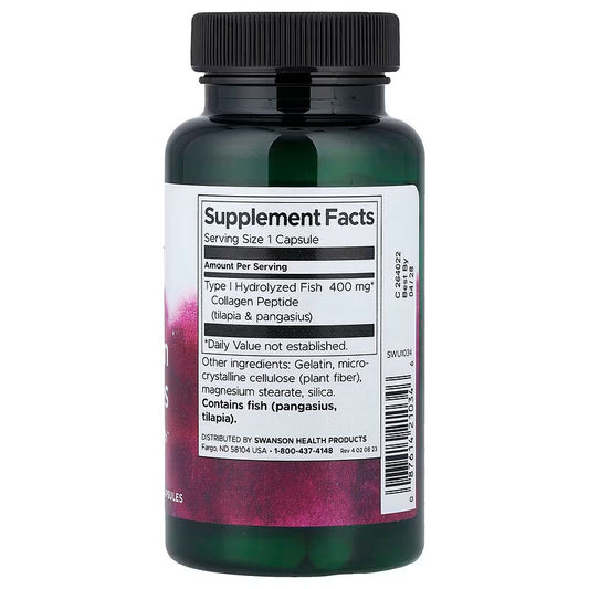 USA Supplements | Swanson, Marine Collagen Peptides ( Skin and Joint Health )