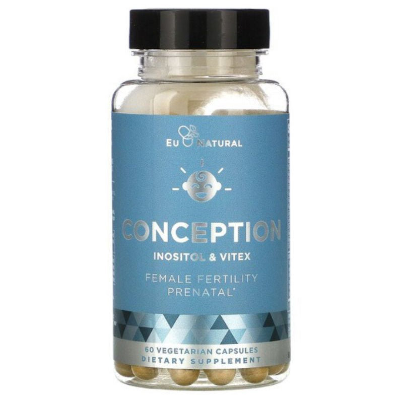 Low Cost PH | Eu Natural, CONCEPTION, Female Fertility Prenatal, 60 Capsules Inositol & Vitex