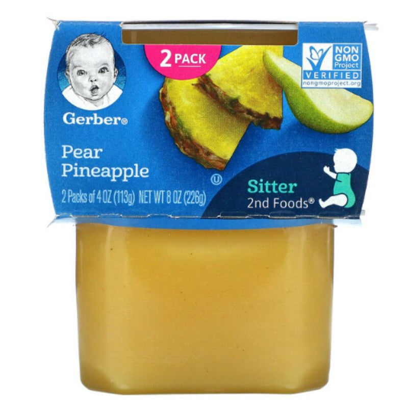 Low Cost PH | Gerbers, All flavor 1st & 2nd Foods, 2 Pack Puree Food For Baby, Apple, Prunes, Pear