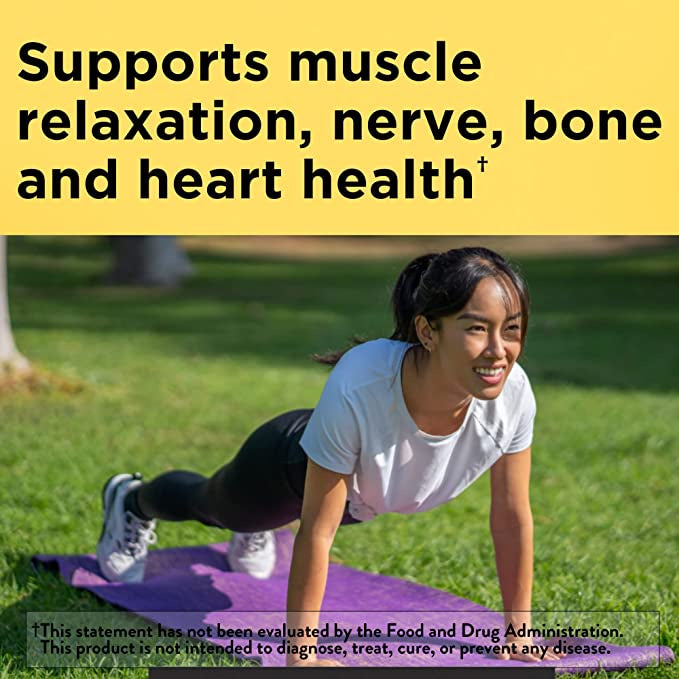 USA Onhand | Nature Made, Magnesium, Supports Nerve, Heart & Bone Health Supports Muscle Relaxation