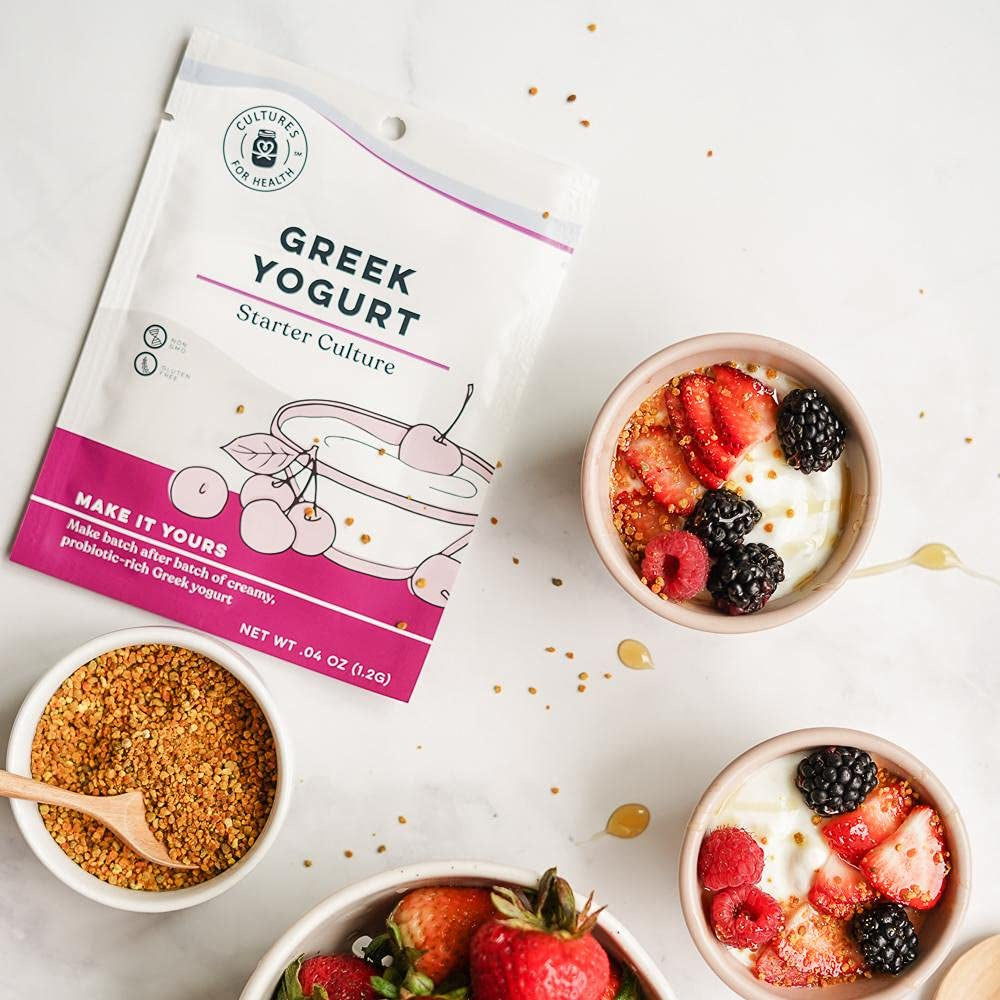 LowCost PH | Cultures for Health, Vegan Yogurt, 4 Packets, .06 oz (1.6 g) Homemade Greek Yogurt.