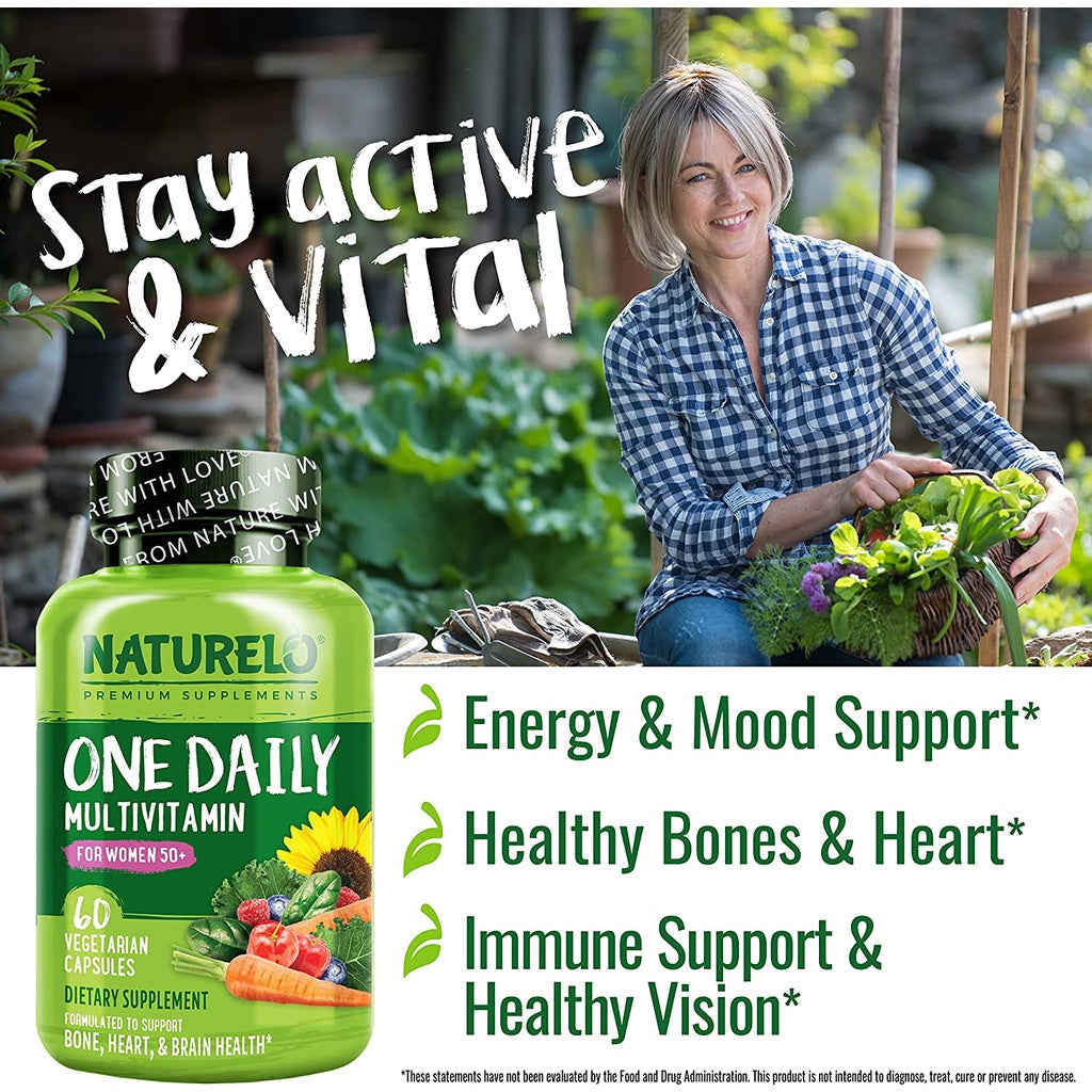 USA Onhand | Naturelo One Daily Multivitamin for Men & Women ( Support Energy & Immune Health )