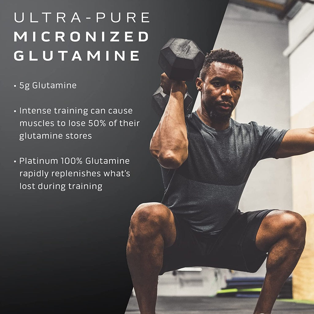LowCostPH | Muscletech Platinum 100% Glutamine, Unflavored (300 g) Enhanced Muscle Recovery