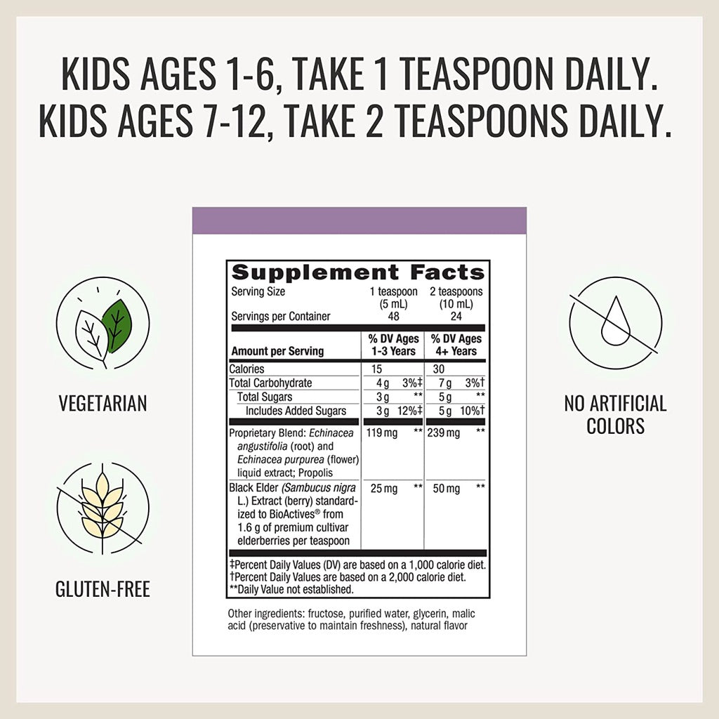 USA Onhand | Nature's Way, Sambucus for Kids & Adult