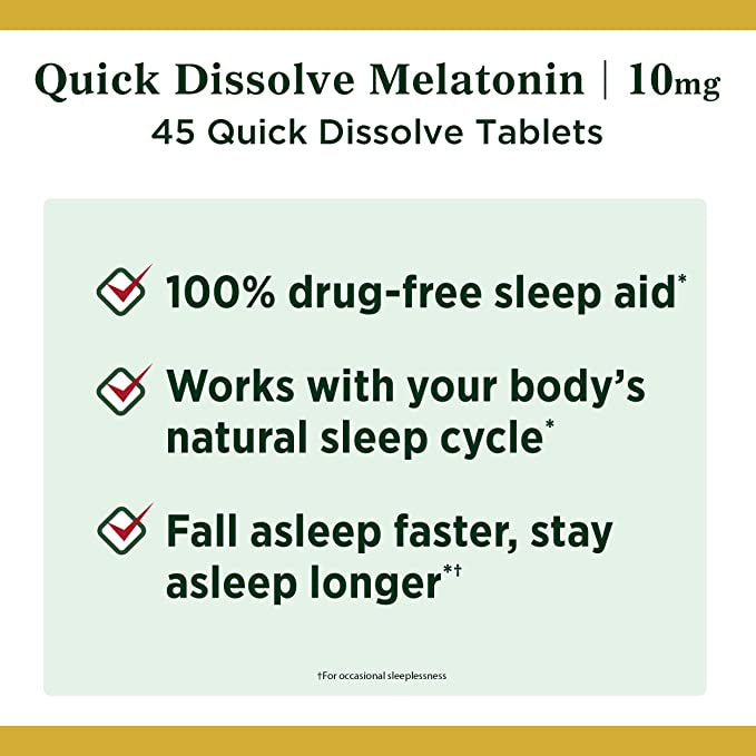 USA Onhand | Nature's Bounty, Melatonin ( Sleep Support )