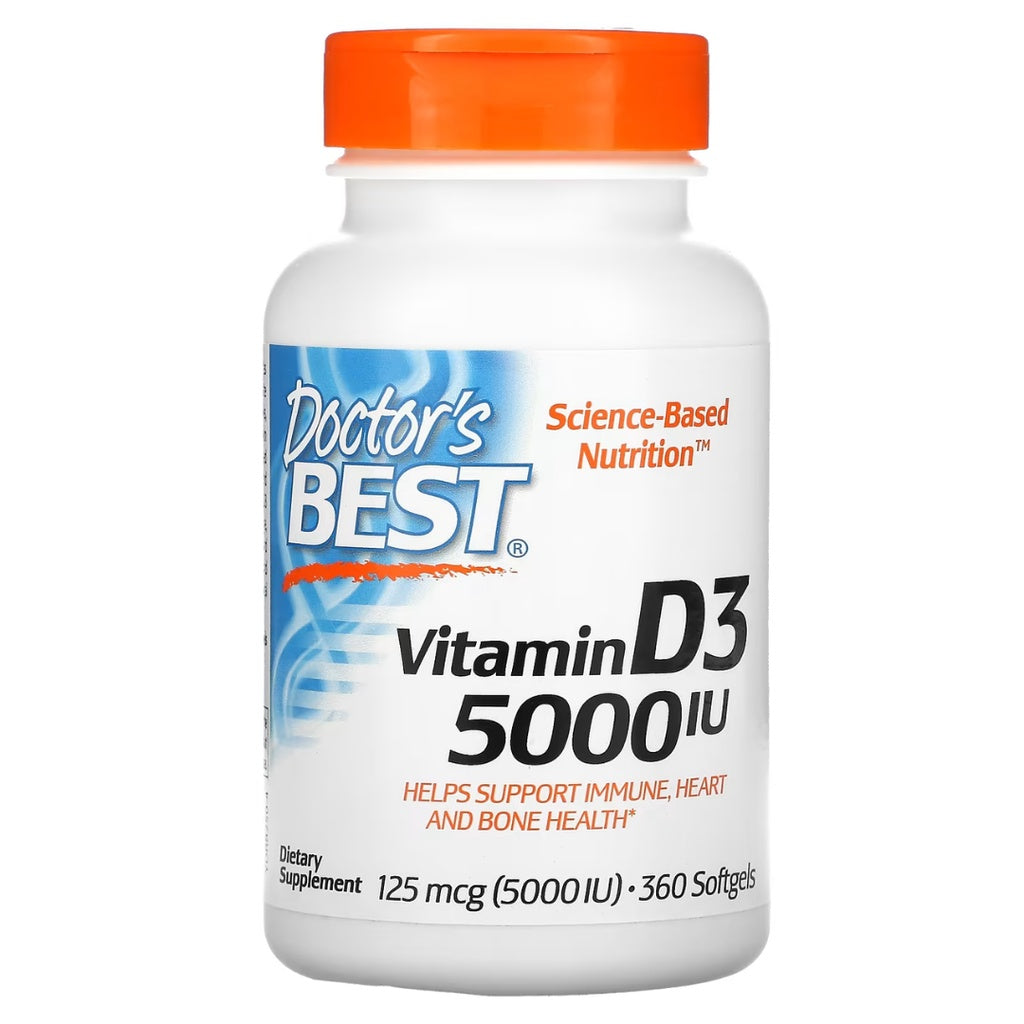 LowCostPh | Doctor's Best, Vitamin D3, 50 mcg, 25 mcg, 125mcg, Support Immune, Heart and Bone Health