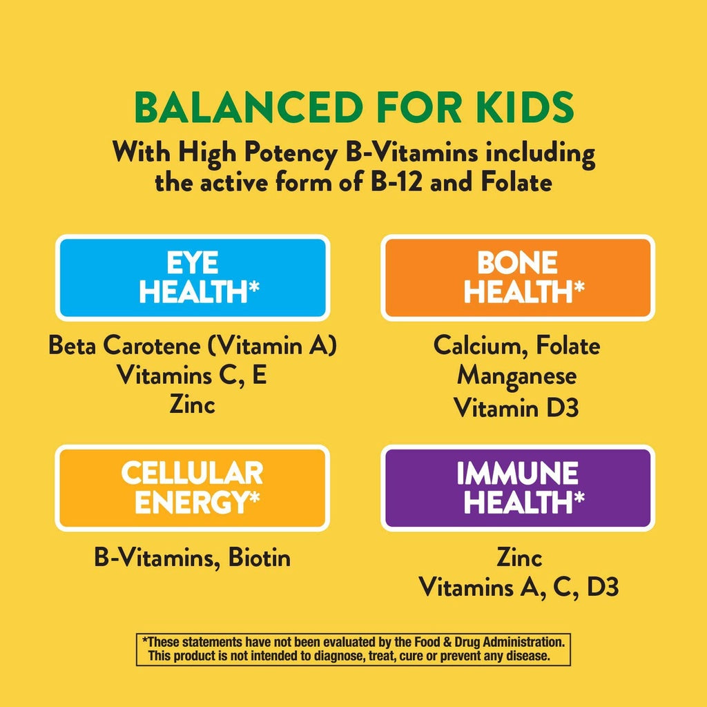 USA Onhand | Nature's Way, Alive! Kid's Chewable Complete Multivitamin, Orange + Berry