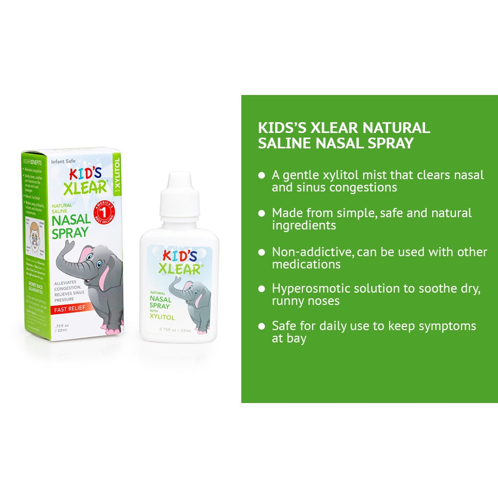 LowCostPH | Xlear Kid’s Nasal Spray with Xylitol All-Natural Saline Nasal Spray Nutribiotic