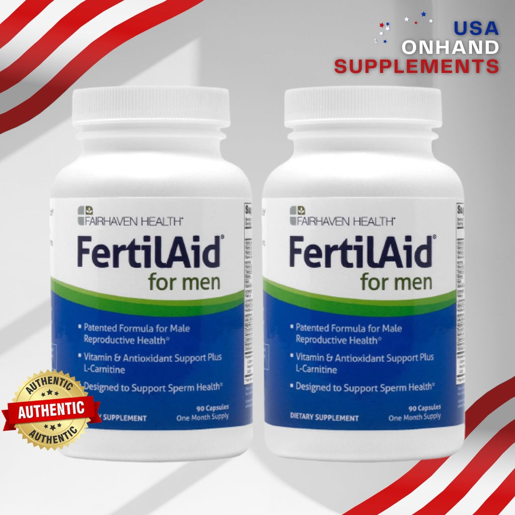 USA Onhand | Fertility Support Fertilaid for Him, CountBoost & Motility boost ( Men's Health )