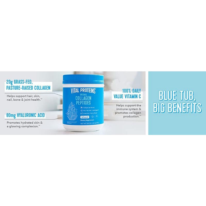 USA Onhand | Vital Proteins, Collagen Peptides, Unflavored, 10 oz (284 g)