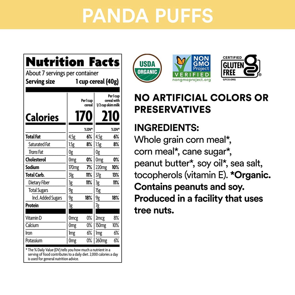 Low Cost PH | Nature's Path Cereal, EnviroKidz, Organic Peanut Butter Puffs, Chocolate, Berry.