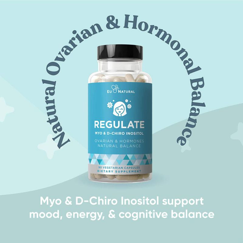 LowCostPh | Myo + D-Chiro, Myo Inositol, 120 Caps, Eu Natural, Regulate, Fertility Support