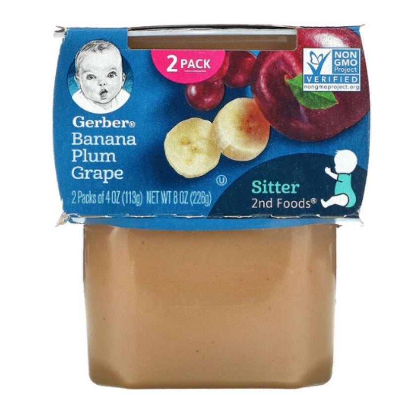 Low Cost PH | Gerbers, All flavor 1st & 2nd Foods, 2 Pack Puree Food For Baby, Apple, Prunes, Pear
