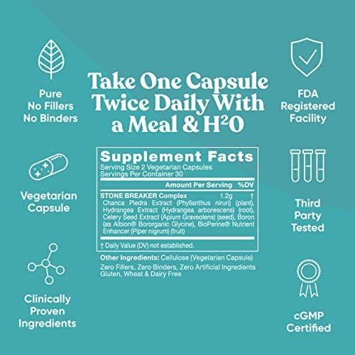 USA Onhand | EU Natural, STONE BREAKER, Chanca Piedra, Herbal Kidney & Gallbladder Cleanse