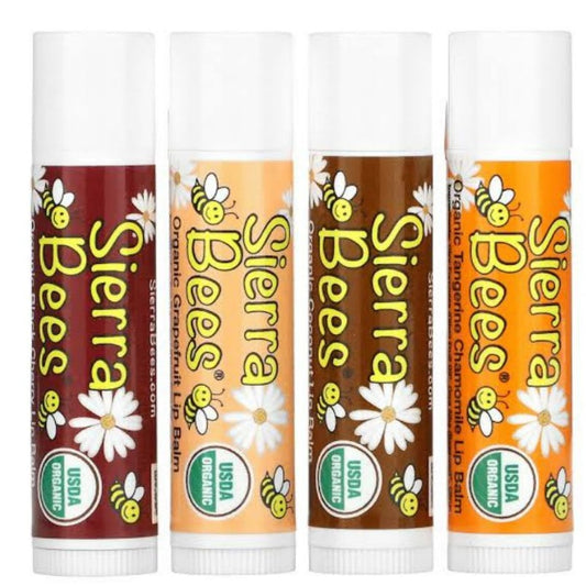 Sierra Bees, Organic Lip Balms (random scent/flavor) no preservative lip balm.