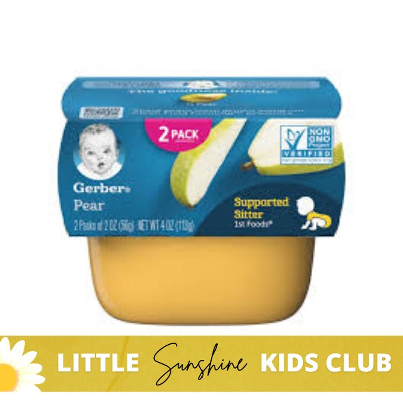 Little Sunshine | Gerber, Natural for Baby, 1st Foods, Butternut Squash, 2 Pack, 2 oz (56 g) Each