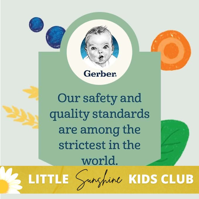 Little Sunshine | Gerbers Puffs, Puffed Grain Snack, 8+ Months,, 1.48 oz (42 g) Baby Snacks