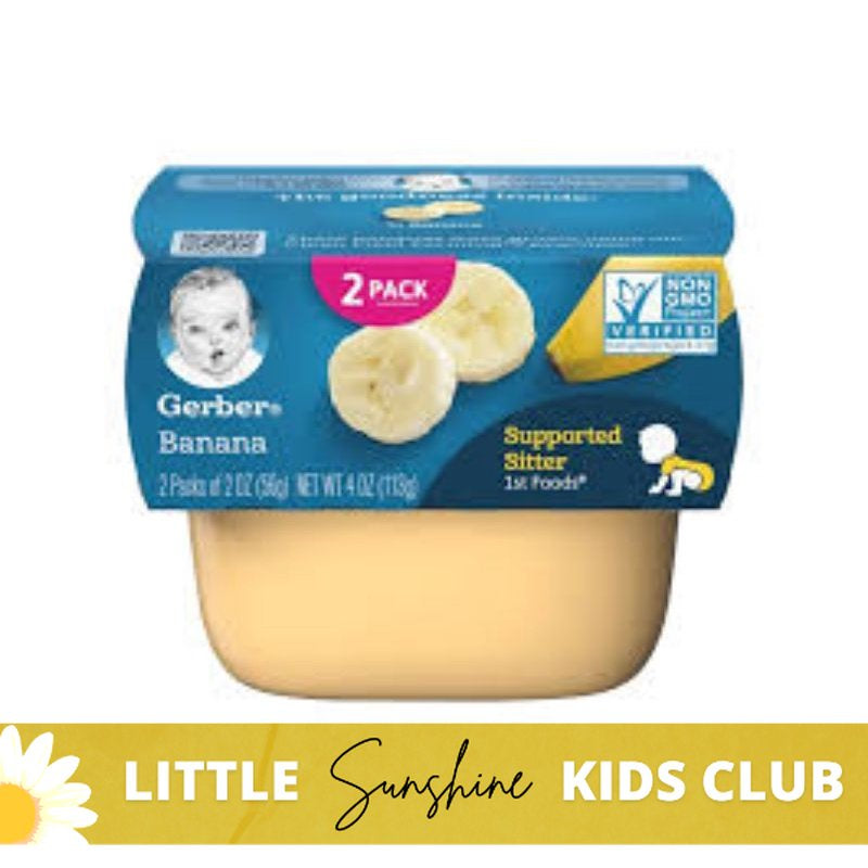Little Sunshine | Gerber, Natural for Baby, 1st Foods, Butternut Squash, 2 Pack, 2 oz (56 g) Each