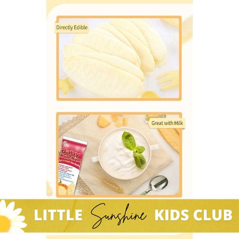 LittleSunshine | Hot Kid, Baby Mum-Mum Gentle Teething Wafers, Organic Rice Biscuits 12 Packs  2Each