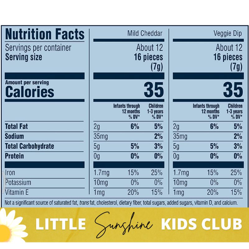 LittleSunshine | Gerbers, Snacks for Baby, Lil' Crunchies, Baked Grain Snack, Wheels 8+Months,(42 g)