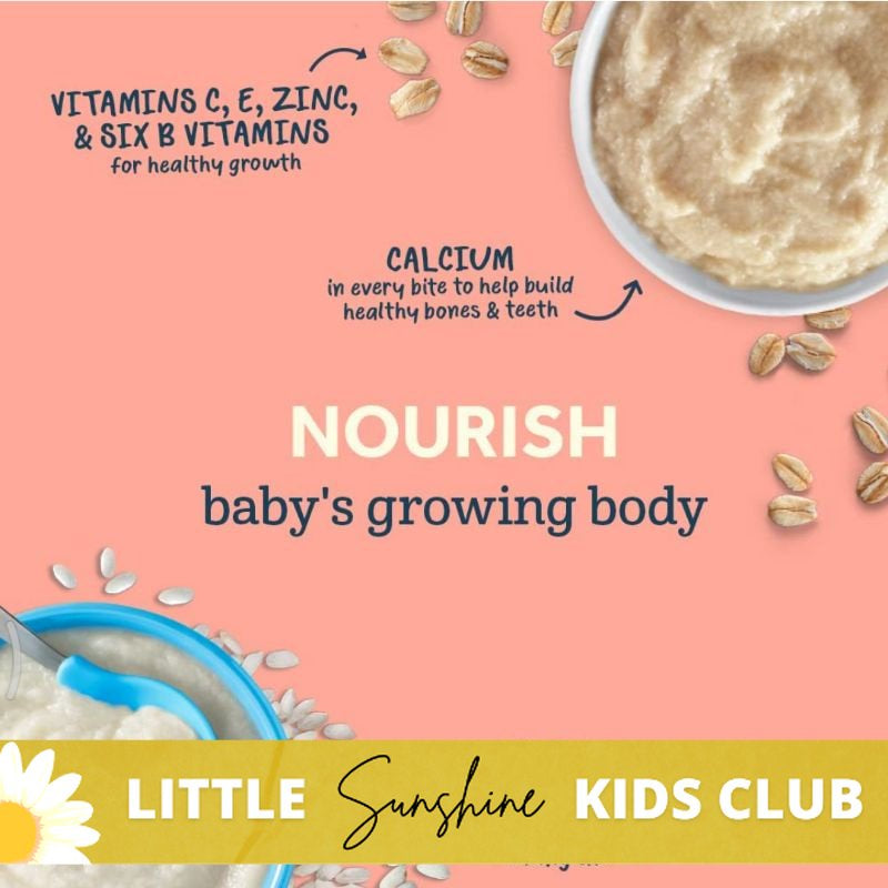 Little Sunshine | Gerbers, Oatmeal, Rice, Lil Bits, Hearty Bits, Probiotic Banana, Multigrain Cereal