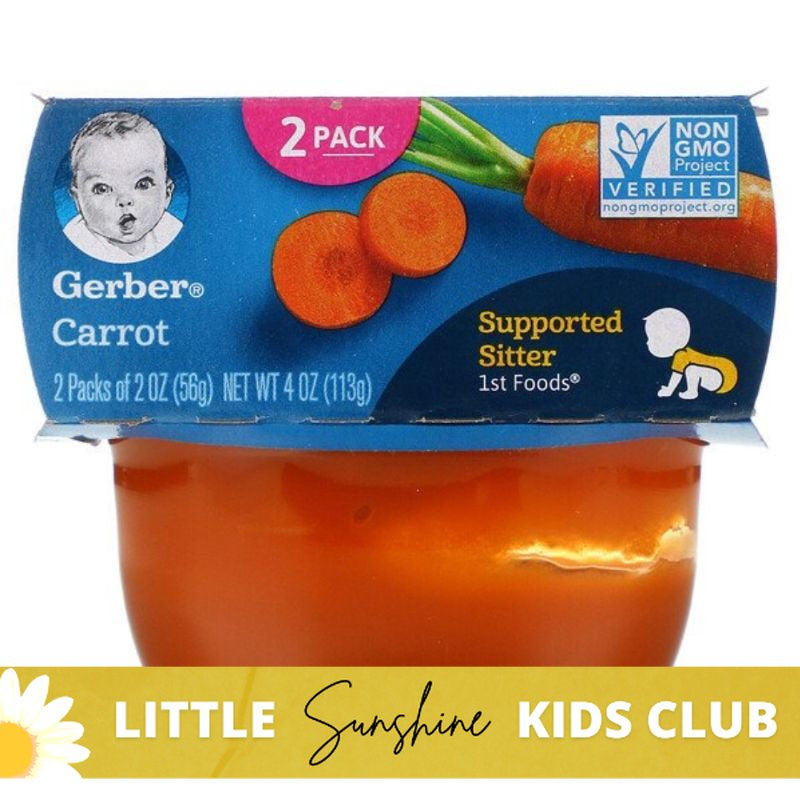 Little Sunshine | Gerber, Natural for Baby, 1st Foods, Butternut Squash, 2 Pack, 2 oz (56 g) Each
