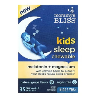 Mommy's Bliss, Kids Sleep Liquid, chewables, gummies Melatonin