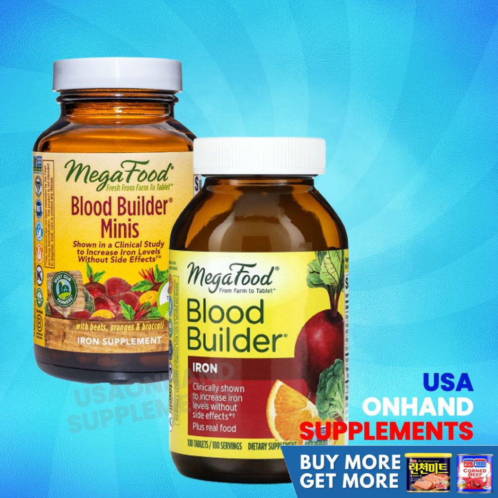 USA Onhand | Megafood Blood Builder Iron Dietary Supplements Help increase Iron Level Supplements.