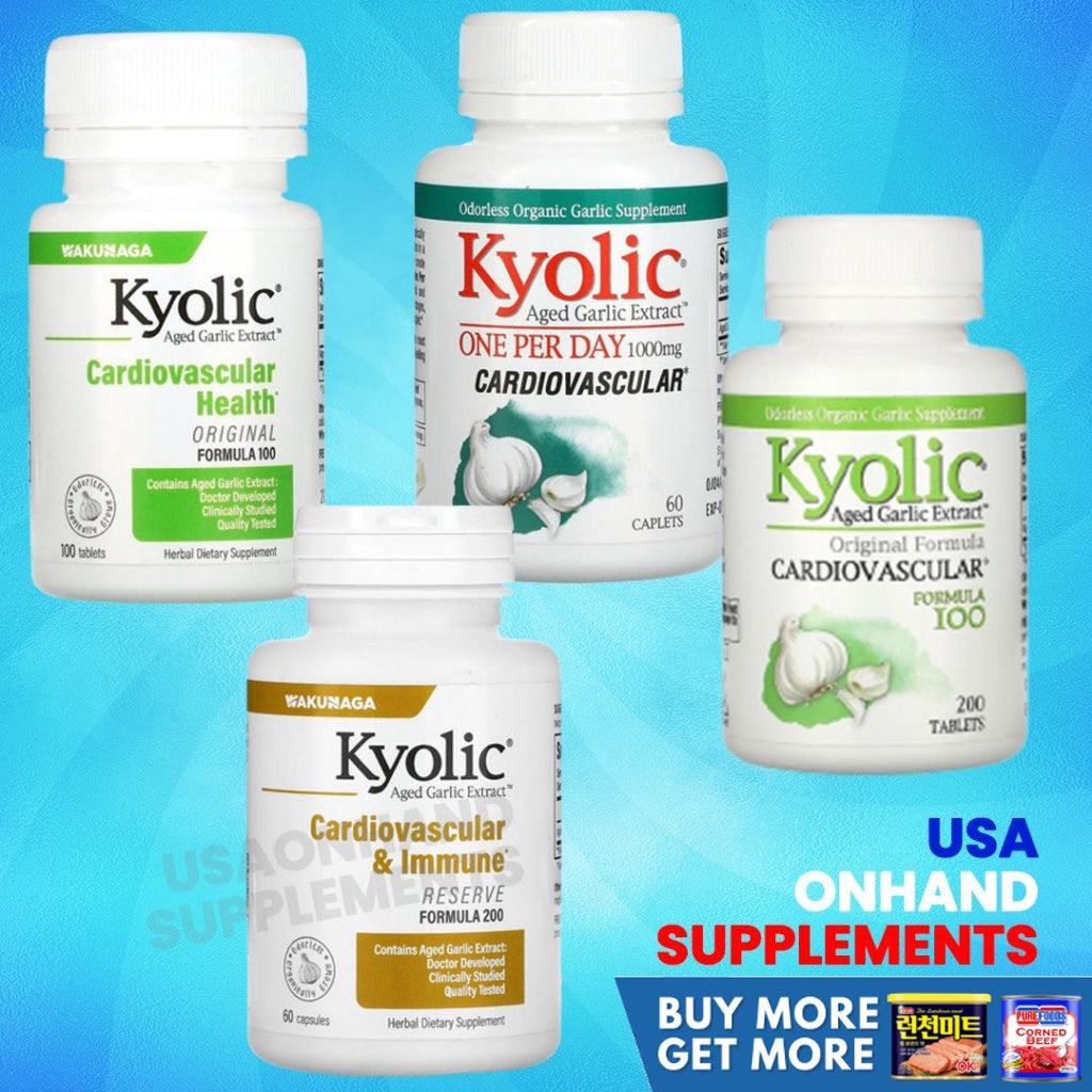 USAOnhand | Kyolic, Aged Garlic Extract, Cardiovascular Health