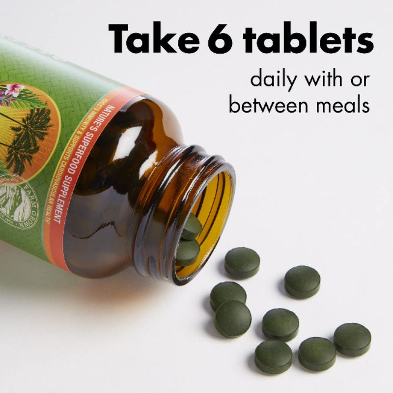 USA Onhand | Nutrex Hawaii Pure Hawaiian Spirulina, 400 / 100 Tablets Dietary Supplements.